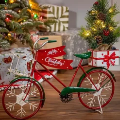 Christmas Bicycle with Pre-Lit Tree