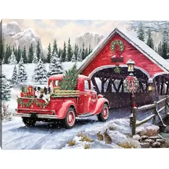 Christmas Delivery Canvas Art Print