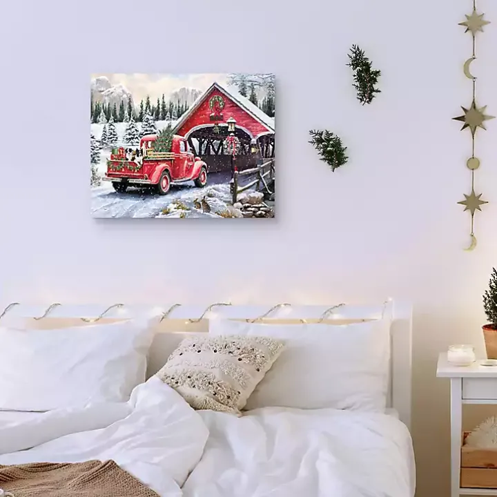 Christmas Delivery Canvas Art Print