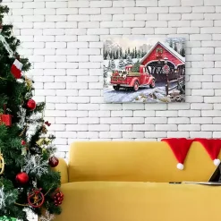 Christmas Delivery Canvas Art Print