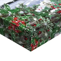 Christmas Dogs & Vintage Truck Canvas Art Print