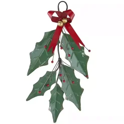 Christmas Holly Swag Iron Wall Decoration