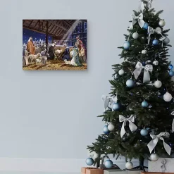 Christmas Nativity Canvas Art Print