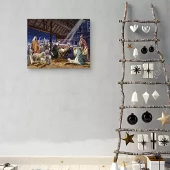 Christmas Nativity Canvas Art Print