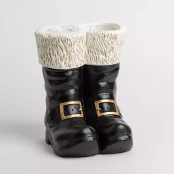 Christmas Santa Boots Tabletop Statue