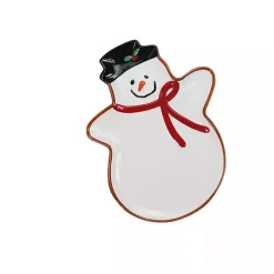 Christmas Snowman Serving Tray