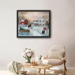 Christmas Tree Farm Framed Art Print, 32x26 in.