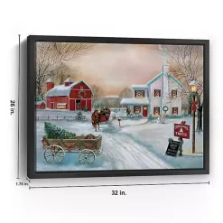 Christmas Tree Farm Framed Art Print, 32x26 in.