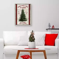 Christmas Tree Farm Wooden Wall Plaque