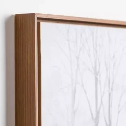 Church Scene Snowy Forest Canvas Art Print