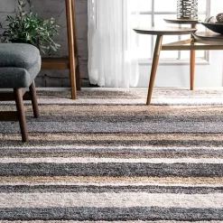 Clark Shag Area Rug, 5x8