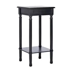 Classic Black Tegan Square Accent Table