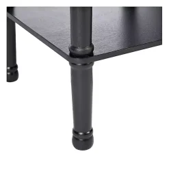 Classic Black Tegan Square Accent Table