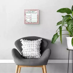 Classic Christmas Plaid Dear Santa Dry Erase Board