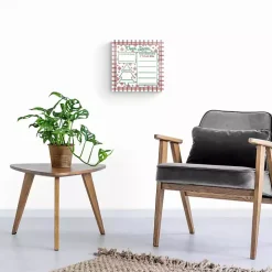 Classic Christmas Plaid Dear Santa Dry Erase Board