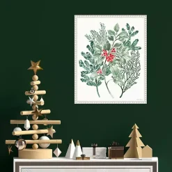 Classic Holly Framed Canvas Art Print