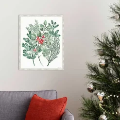 Classic Holly Framed Canvas Art Print