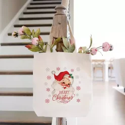 Classic Santa Canvas Tote Bag