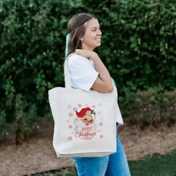 Classic Santa Canvas Tote Bag