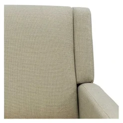 Classic Upholstered Taupe Accent Chair