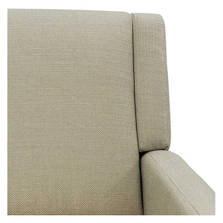 Classic Upholstered Taupe Accent Chair