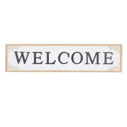 Classic Wooden Welcome Wall Plaque