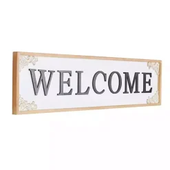 Classic Wooden Welcome Wall Plaque