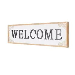 Classic Wooden Welcome Wall Plaque