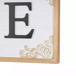 Classic Wooden Welcome Wall Plaque