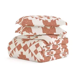 Clay Adobe Diamond 2-pc. Twin Duvet Cover Set