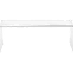 Clear Acrylic Curved Edge Coffee Table