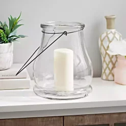 Clear Glass Lantern, 10.5 in.