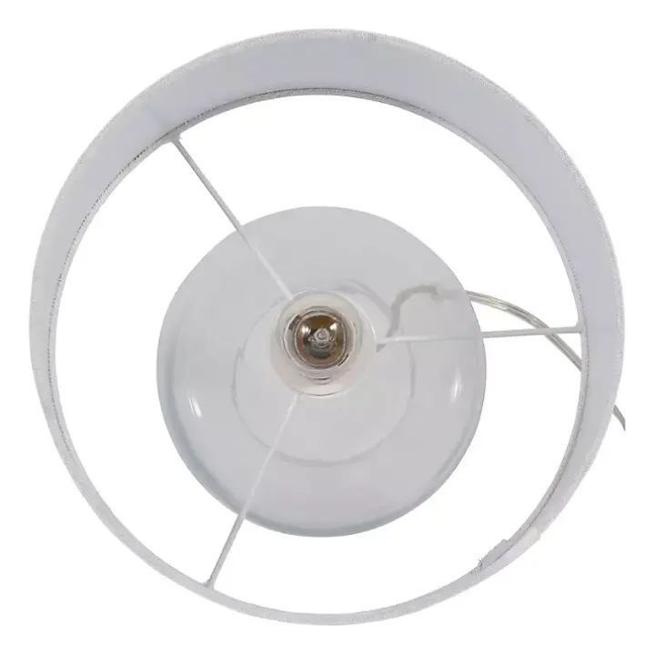 Clear Glass Tapered Table Lamps, Set of 2