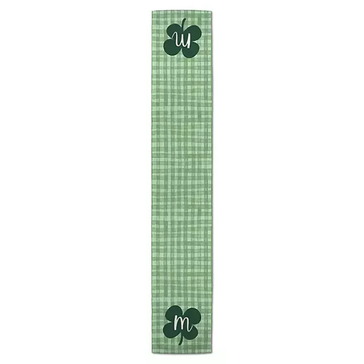 Clover Personalized Monogram Table Runner, 72 in.