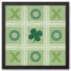Clover Tic Tac Toe Framed Canvas Art Print