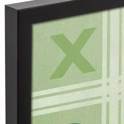 Clover Tic Tac Toe Framed Canvas Art Print