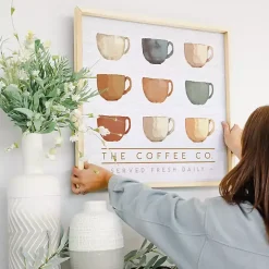 Coffee Co Mugs Wall Plaque
