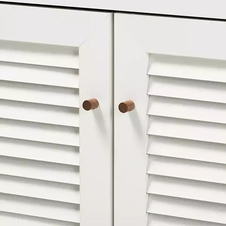 Collier Two-Tone Drawer Shoe Storage Cabinet