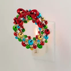 Colorful Christmas Wreath Nightlight