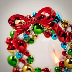 Colorful Christmas Wreath Nightlight