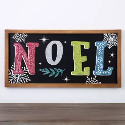 Colorful Noel Wall Plaque