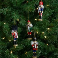 Colorful Nutcracker Ornaments, Set of 4