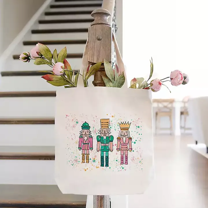 Confetti Nutcracker Trio Canvas Tote Bag