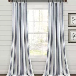 Cotton Candy Farmhouse Curtain Panel Set, 95 in.