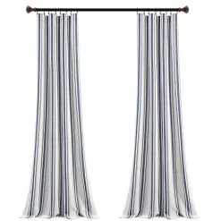 Cotton Candy Farmhouse Curtain Panel Set, 108 in.