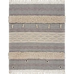 Cotton Fringe Eclectic Tufted Throw