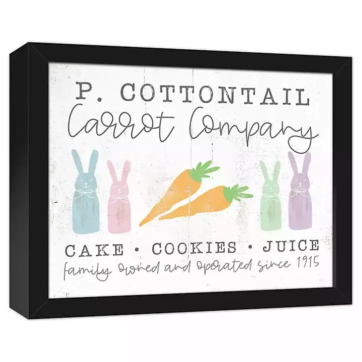 Cottontail Carrot Co. Framed Canvas Art Print