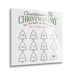 Countdown to Christmas Dry Erase Board, 8x8 in.