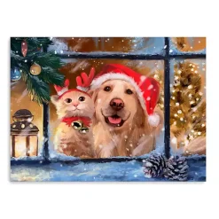 Cozy Companions Canvas Art Print