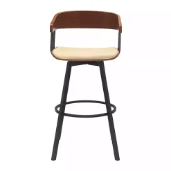 Cream Athena Swivel Bar Stool